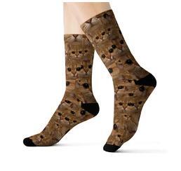 Pet head print socks - SARAH SOCKS