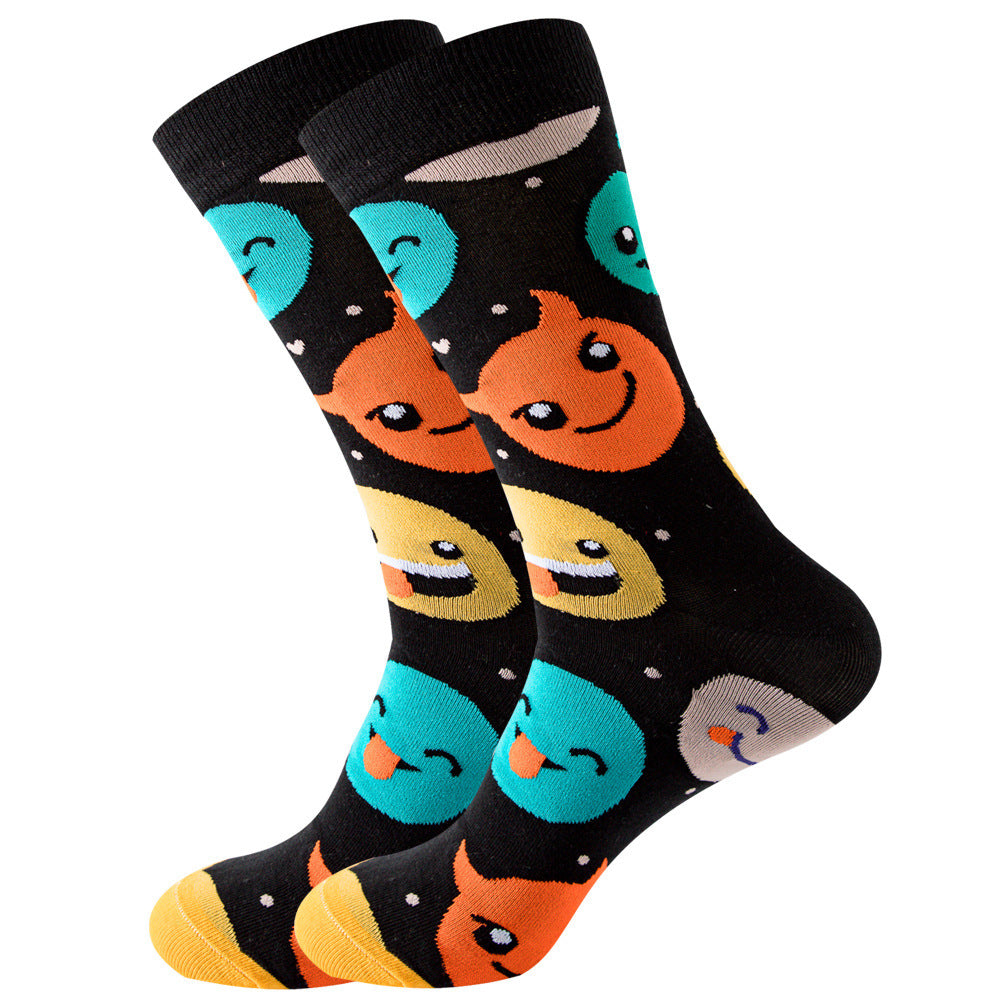 Animal Mid-calf Length Socks Geometric Men's Socks Tide - SARAH SOCKS