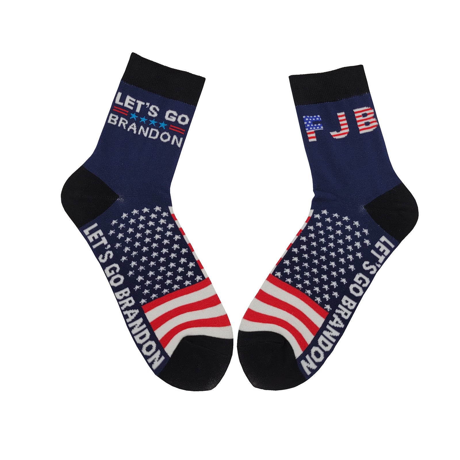 Fashion Print LET GO BRANDON Socks Cotton Socks - SARAH SOCKS