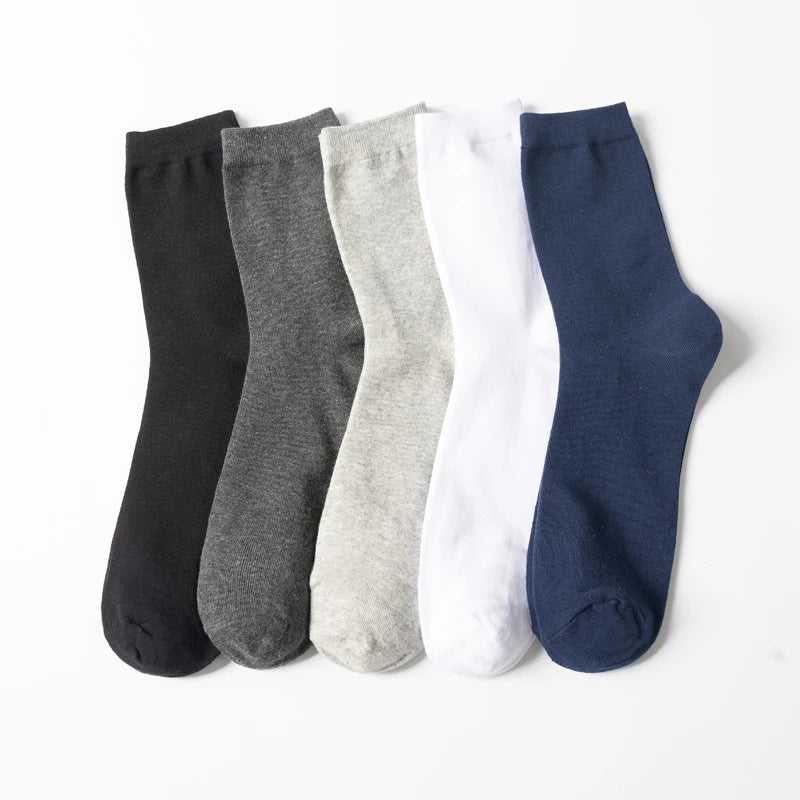 GREGOIRE  (10Pairs/Lot Men Combed Cotton Socks Business )