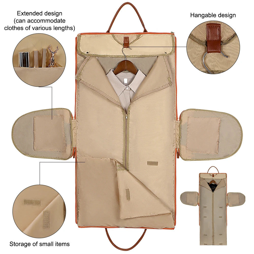 The Empress - Blue Foldable Travel Handbag