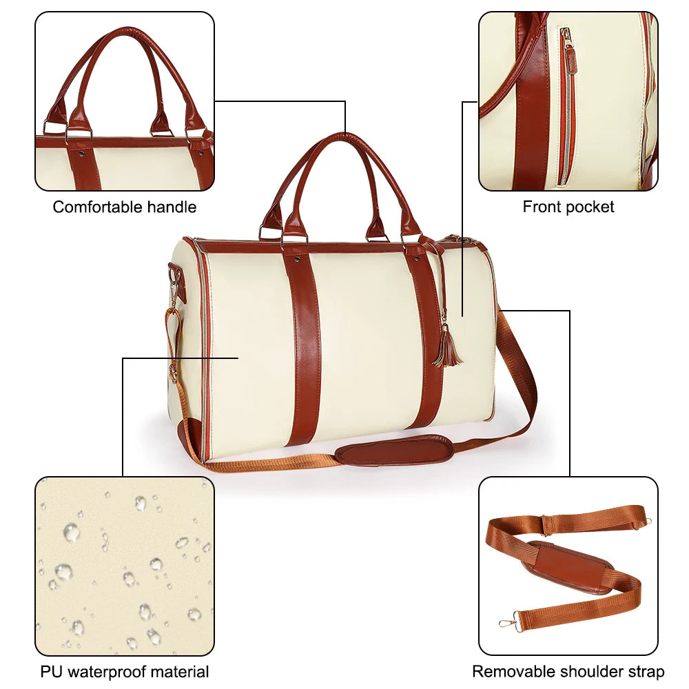The Empress - Blue Foldable Travel Handbag