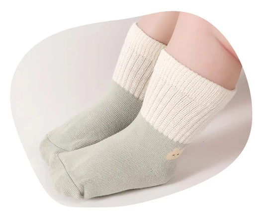 EMMA (3Pairs 0-5Years Toddlers Spring Autumn Newborn Socks )