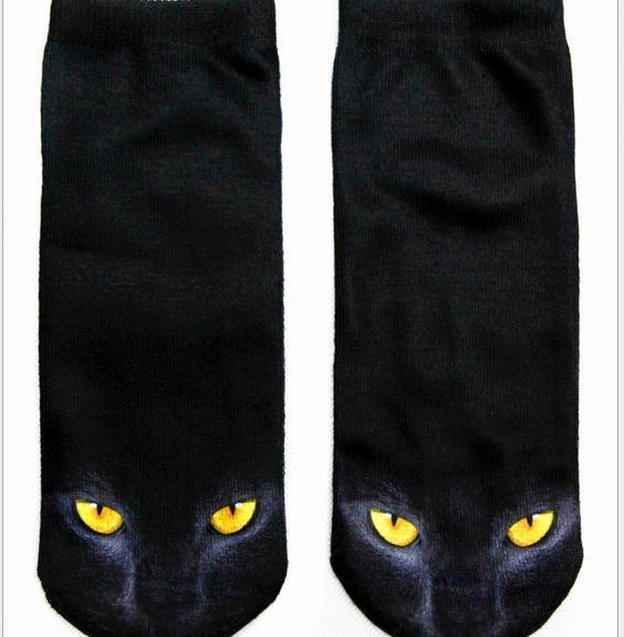 3D Printing Socks Flip Flops Cartoon Creative Socks Men And Women Couple Socks - SARAH SOCKS