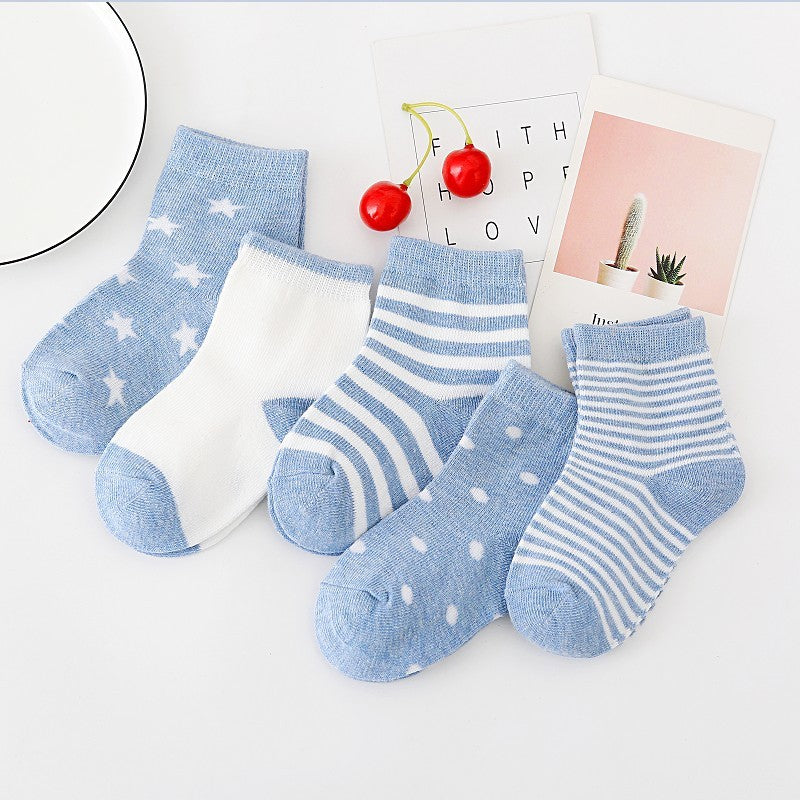 Boys And Girls Cotton Mid-tube Floor Socks - SARAH SOCKS