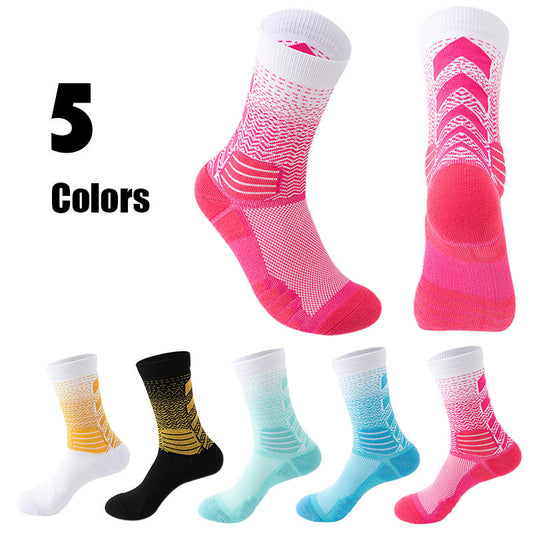 5 Pairs Mens Athletic Socks Cushion Running Socks Breathable Comfort For Sports Anti-odor And Anti-slip For Running Fitness Cycling - SARAH SOCKS
