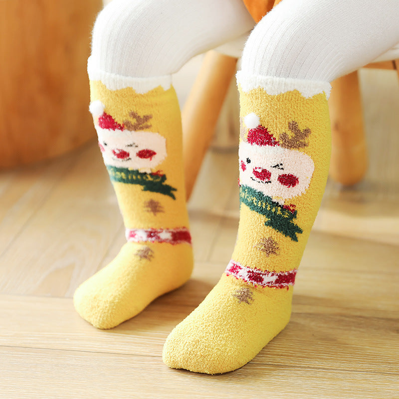 No Heel Parent-child Socks Warm Baby Socks - SARAH SOCKS