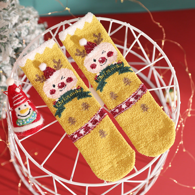 No Heel Parent-child Socks Warm Baby Socks - SARAH SOCKS