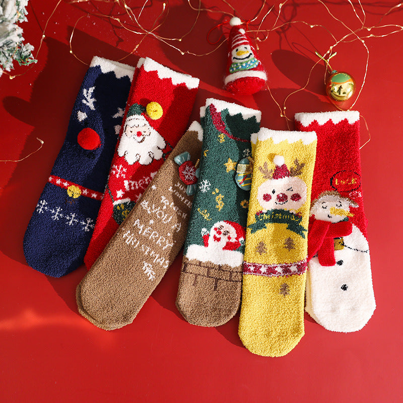No Heel Parent-child Socks Warm Baby Socks - SARAH SOCKS
