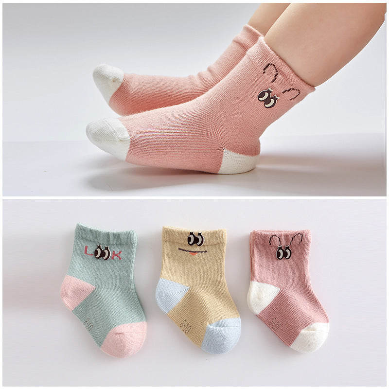 Cartoon Accessories Baby Socks Boneless Baby Cotton Socks - SARAH SOCKS