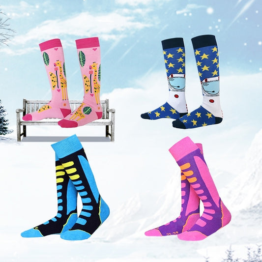 Ski Socks Children's Tall Tube Professional Socks Warm Thickened Snow - SARAH SOCKS