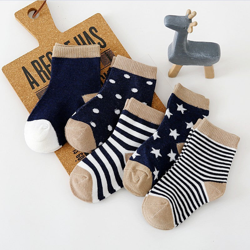 Boys And Girls Cotton Mid-tube Floor Socks - SARAH SOCKS